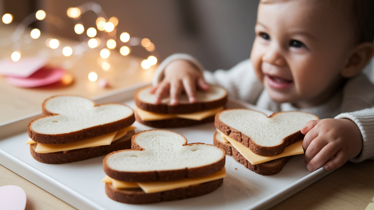 Heart-Shaped Sandwiches