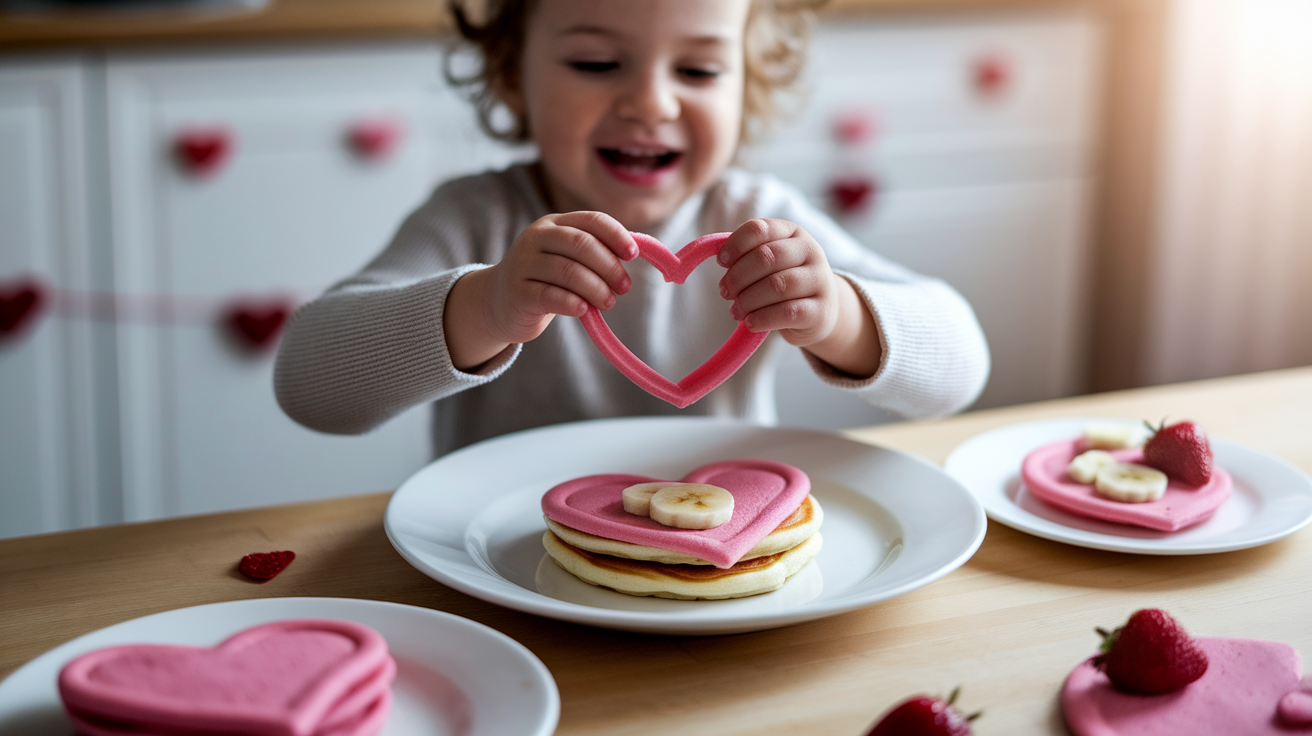 Make Heart-Shaped Pancakes