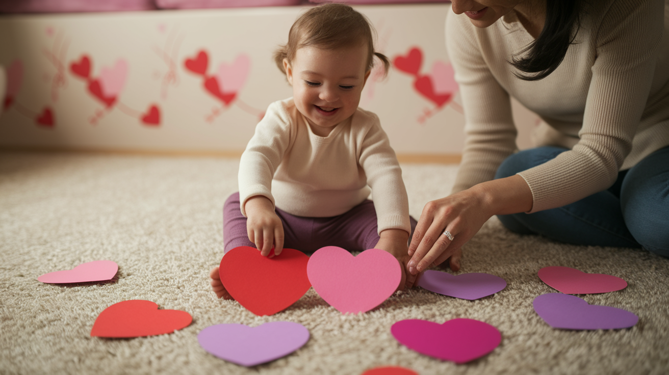 Simple matching or color recognition games