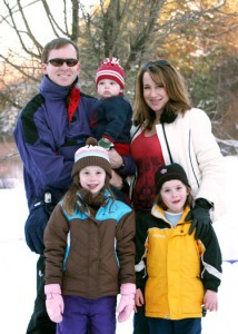 Angela Wright family 3 Angela Wright and her family