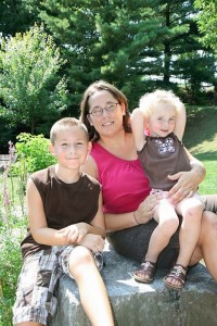 Angel Allgrim and her kiddos Richmond mom Angel Allgrim and her kiddos