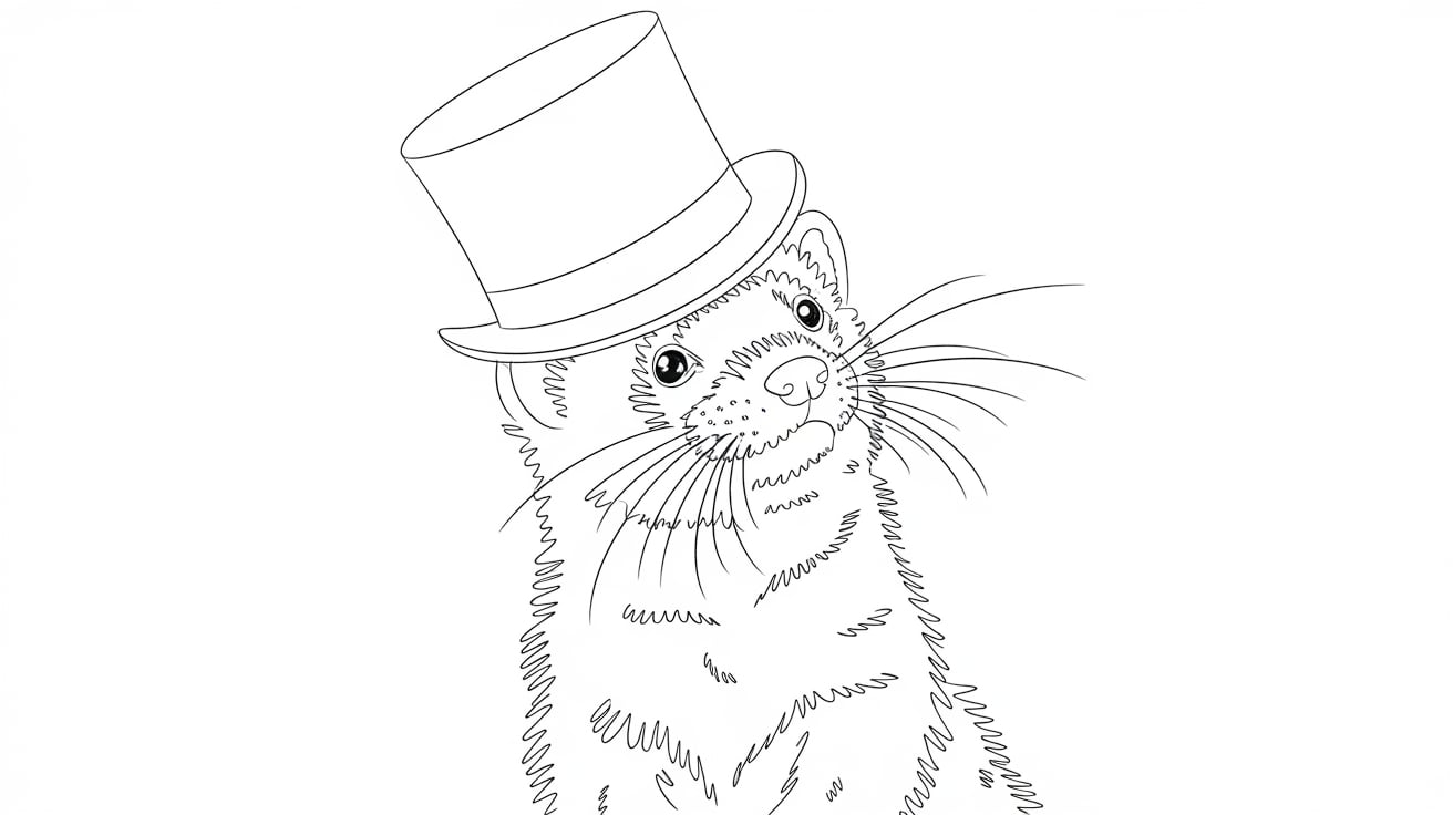 35 Ferret Coloring Pages for Kids - Richmond Mom